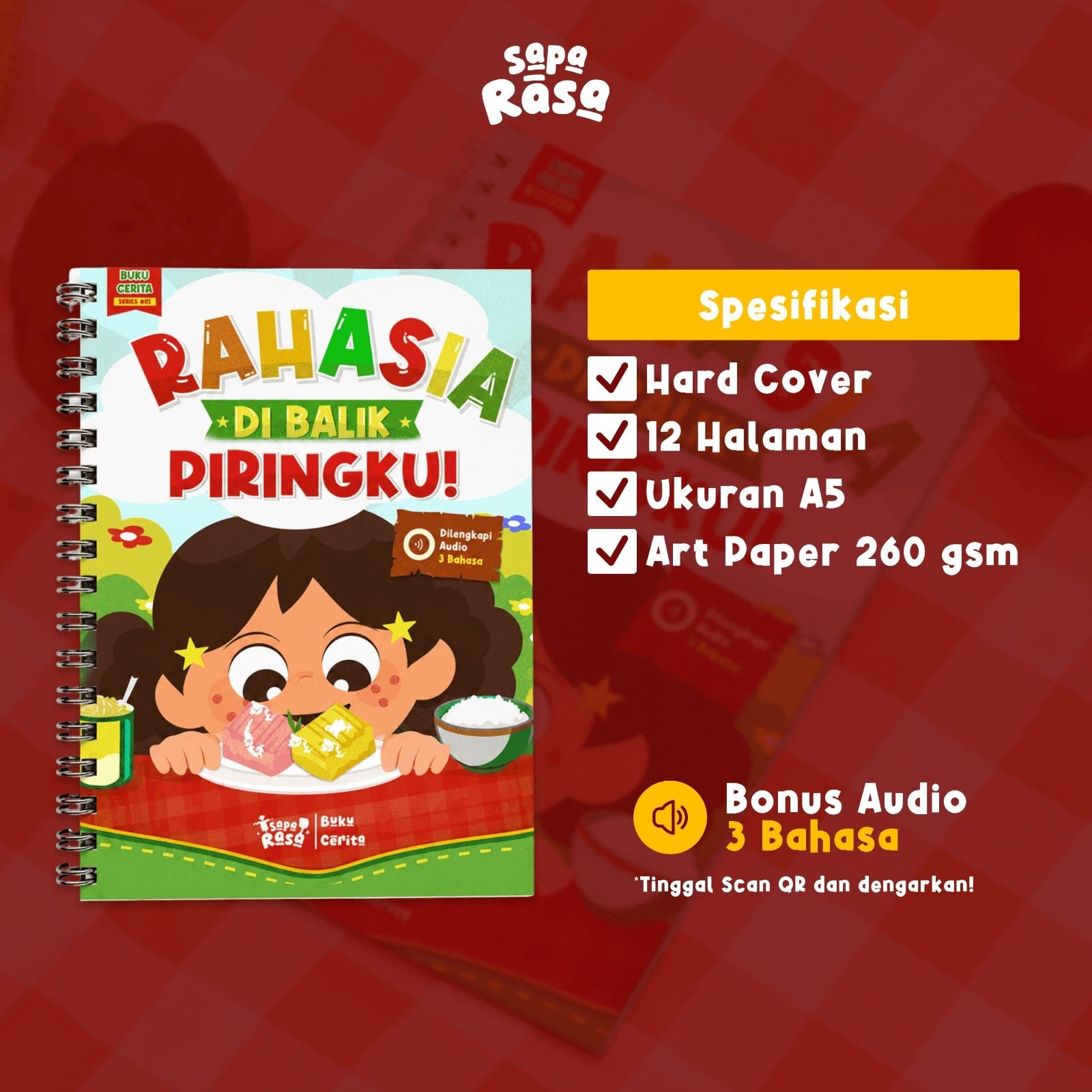 Buku Cerita Anak Audio SapaRasa